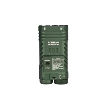 Lanterna profesionala reincarcabila Acebeam Terminator M2 Green, 3200 lumeni, 500 m
