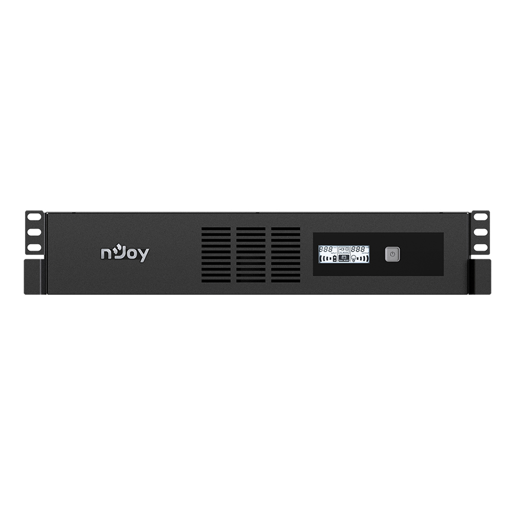 Ups rackabil cu 8 prize nJoy Code 2000 UPLI-LI200CO-AZ01B, 2000 VA / 1200 W