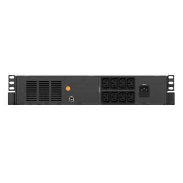 Ups rackabil cu 8 prize, nJoy Code 1000, UPLI-LI100CO-AZ01B, 1000 VA / 600 W
