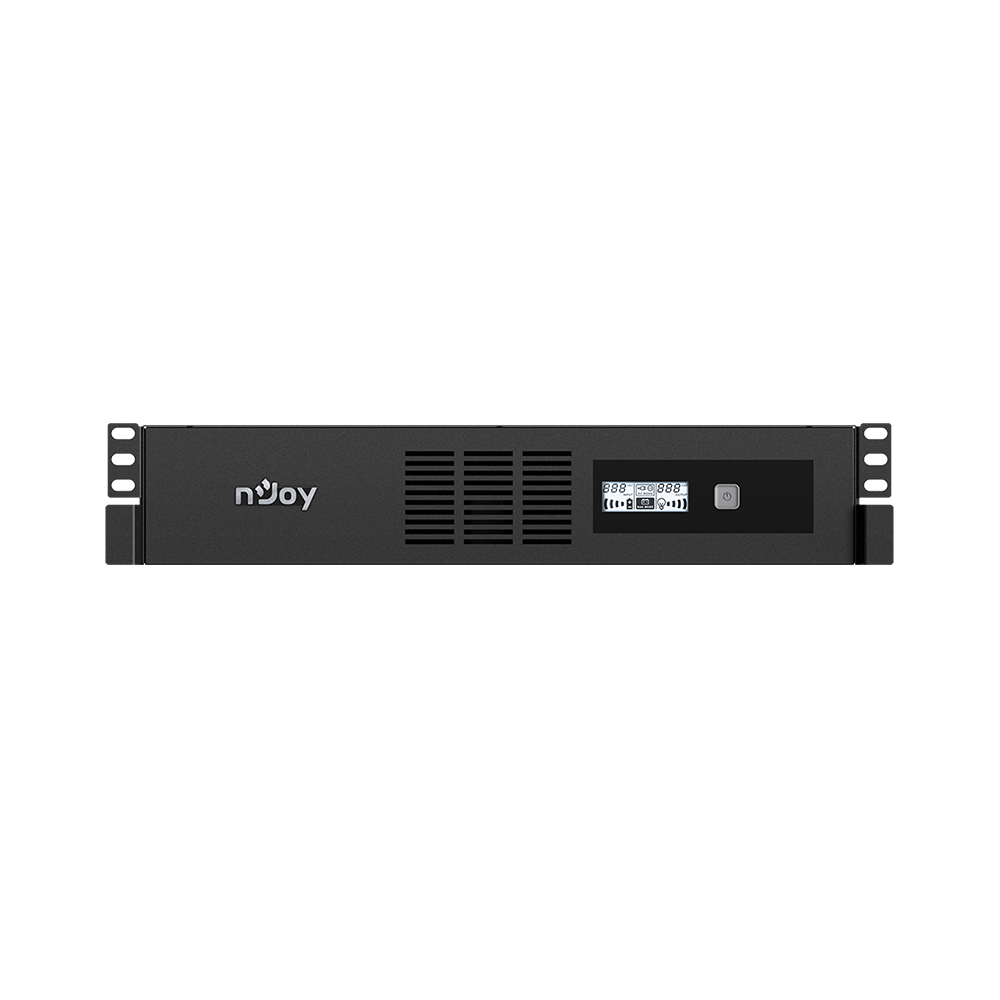 Ups rackabil cu 4 prize nJoy Code 800, UPLI-LI080CO-AZ01B, 800 VA / 480 W