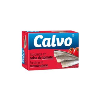 Sardine In Sos De Rosii Calvo 120g, Calvo