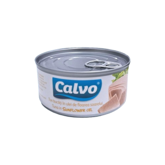 Ton Bucati In Ulei De Floarea Soarelui Calvo Salvador 160g, Calvo