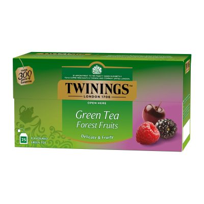 Ceai Verde Cu Aroma de Fructe de Padure Twinings 25*2g, Twinings