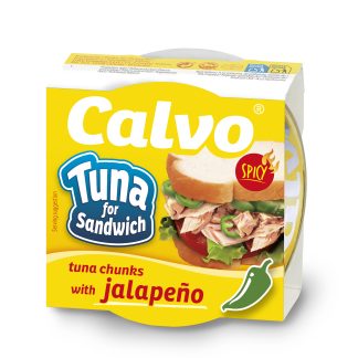 Ton Pentru Sandvis Cu Jalapeno Calvo 142g, Calvo