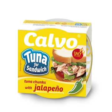 Ton Pentru Sandvis Cu Jalapeno Calvo 142g, Calvo