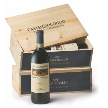 2*Vin Rosu CastelGiocondo Brunello Di Montalcino Frescobaldi DOCG 0.75L + Cutie, Frescobaldi