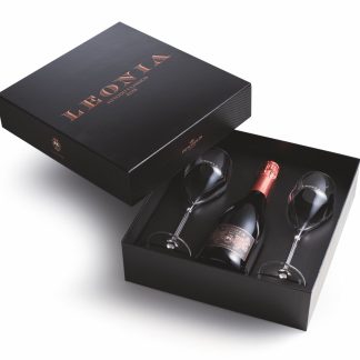 Vin Spumant Rose Brut Millesimato Leonia Doc 0.75l + Pahare, Frescobaldi