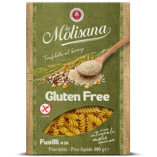 Paste Fara Gluten Fusilli No28 La Molisana 400g, La Molisana