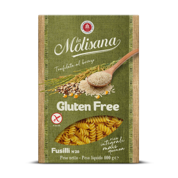 Paste Fara Gluten Fusilli No28 La Molisana 400g, La Molisana