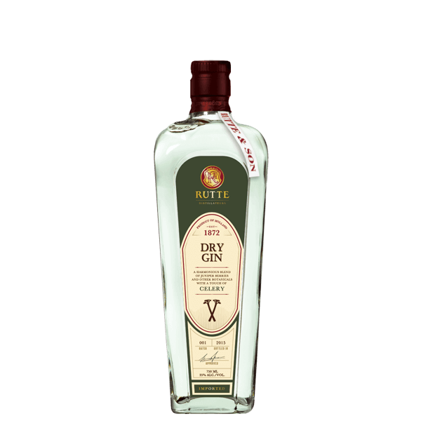 Gin Cu Telina 43% alc. Dek Rutte 0.7l, Rutte
