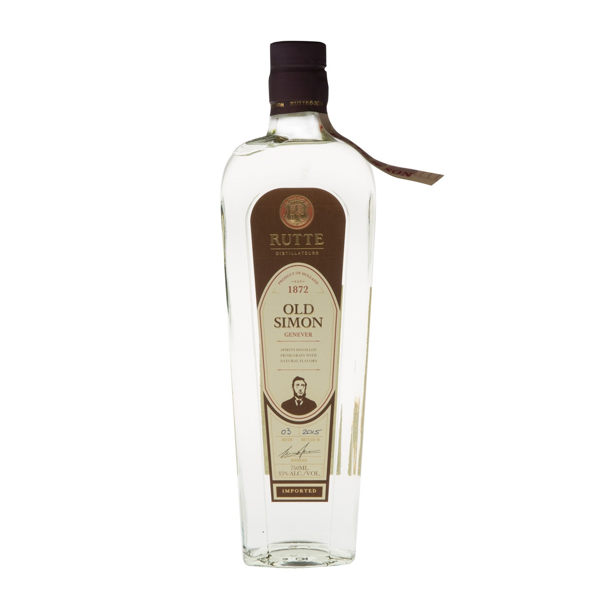 Jenever Old Simon Dek Rutte 35% alc. 0.7l, Rutte