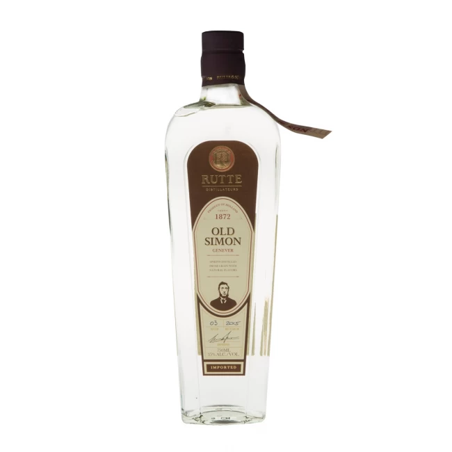 Jenever Old Simon Dek Rutte 35% alc. 0.7l, Rutte