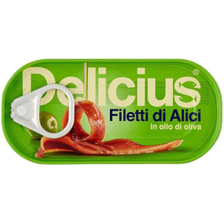 File De Ansoa In Ulei De Masline Delicius 46g, Delicius