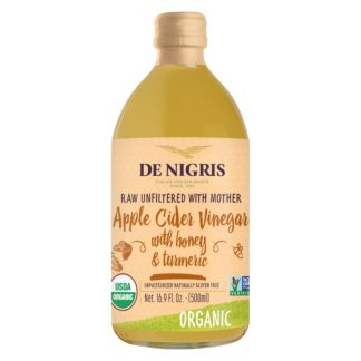 Otet Bio din Cidru cu Miere si Turmenic De Nigris 500ml, De Nigris