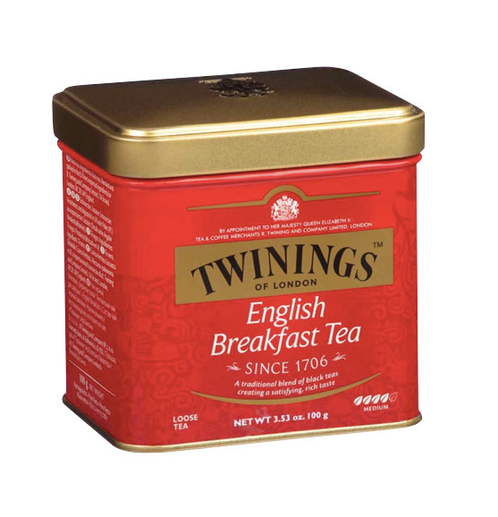 Ceai Negru English Breakfast Cutie Metal Twinings 100g, Twinings