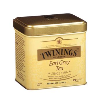 Ceai Negru Earl Grey Cutie Metal Twinings 100g, Twinings