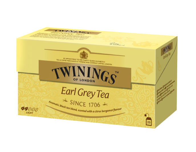 Ceai Negru Earl Grey Twinings 25x2g, Twinings
