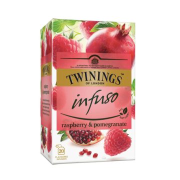 Ceai Pentru Infuzie Cu Zmeura Si Rodie Twinings 20x2g, Twinings