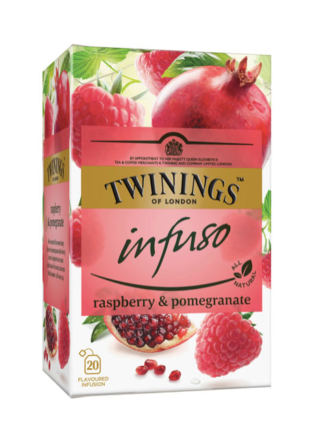 Ceai Pentru Infuzie Cu Zmeura Si Rodie Twinings 20x2g, Twinings