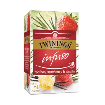 Ceai Pentru Infuzie Cu Rooibos Capsuni Si Vanilie Twinings 20x2g, Twinings