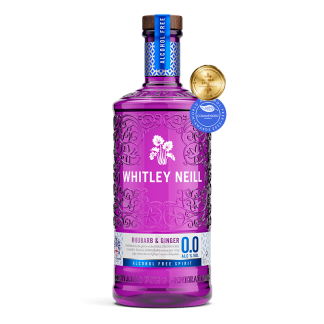 Gin Cu Rubarba Si Ghimbir Fara Alcool Whitley Neill 0.7l, Whitley Neill