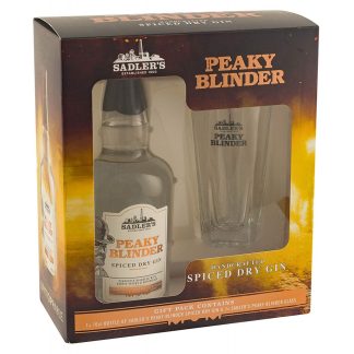 Pachet Gin Spiced Peaky Blinder 40% alc. 0.7l + Pahar, Peaky Blinder