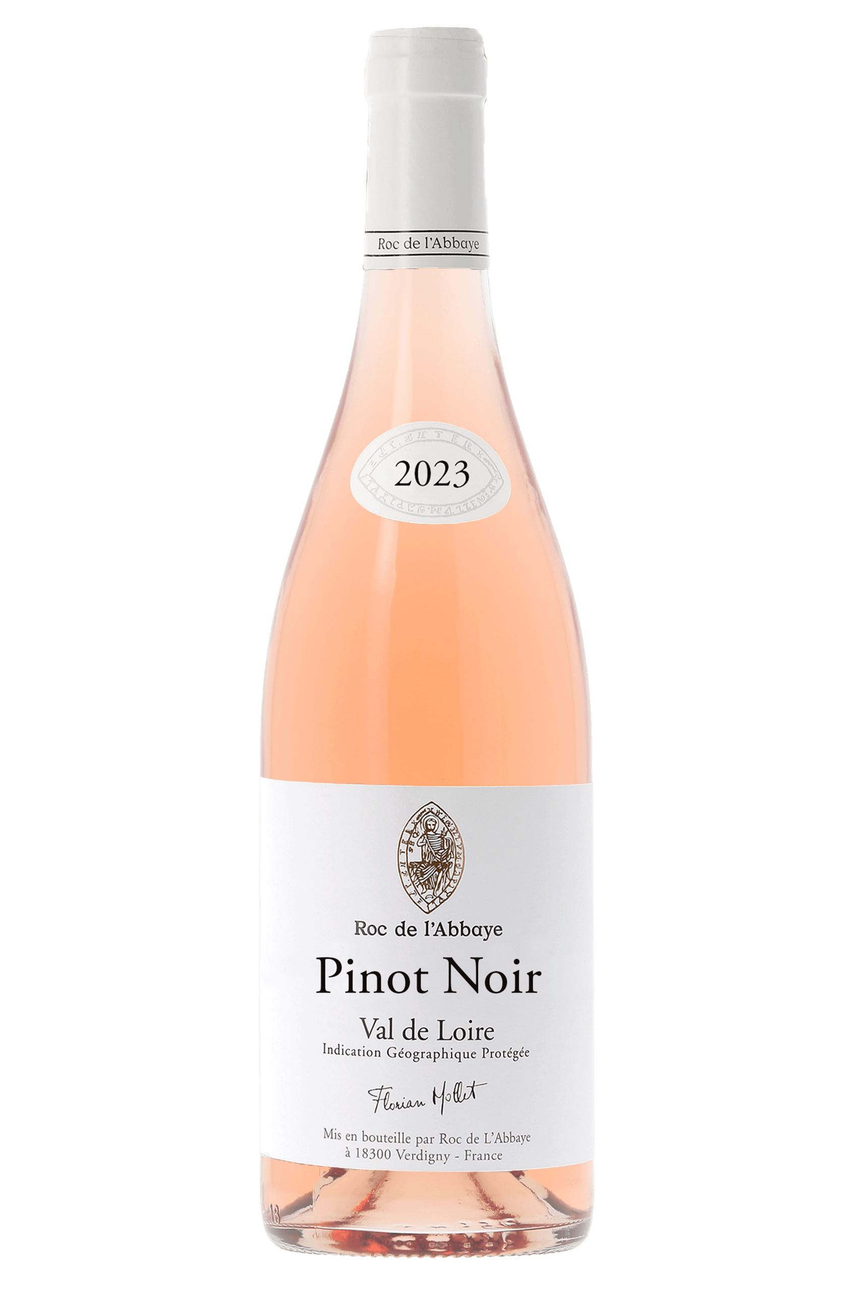 Vin Rose Val De Loire Pinot Noir Rose Domaine Roc De L'Abbaye 0.75l, Domaine Roc De LAbbaye