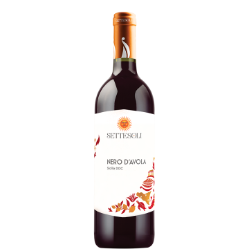 Vin Rosu Nero D'Avola Sicilia DOC Settesoli 0.75l , Cantine Settesoli