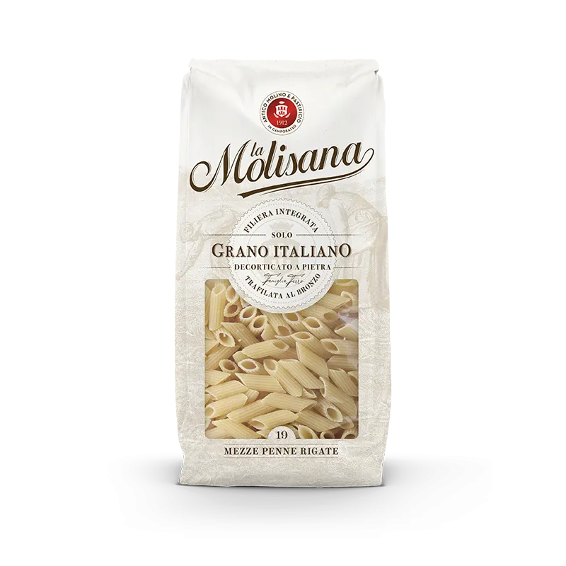 Paste Mezze Penne Rigate No19 La Molisana 1kg, La Molisana