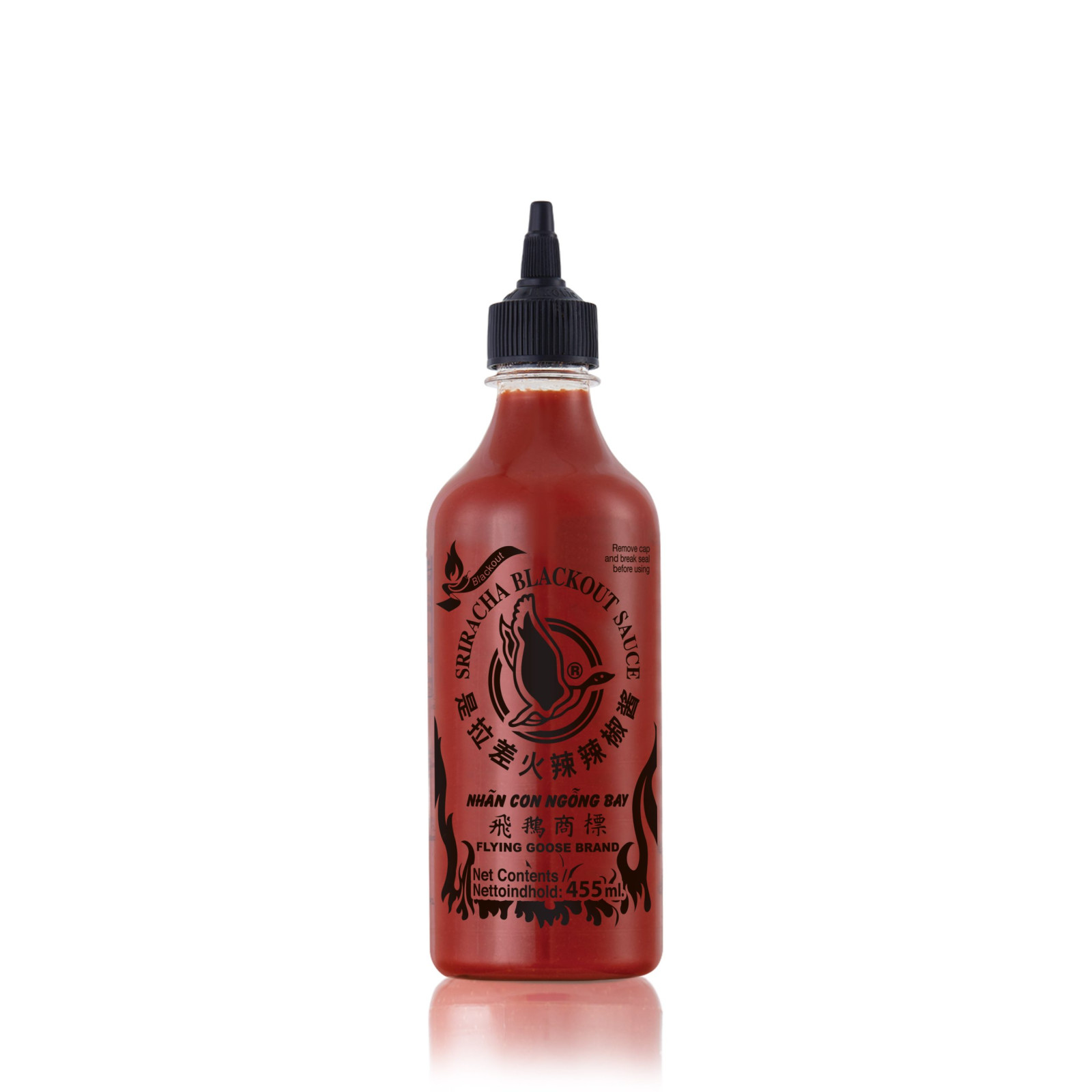 Sos Sriracha Blackout Flying Goose 455ml, Flying Goose