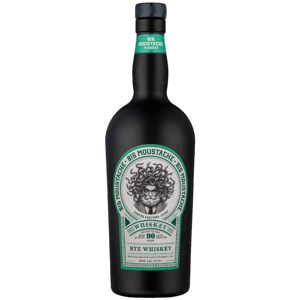 Whiskey Tennessee Rye Big Moustache 45% Alc. 0.7l, Big Moustache