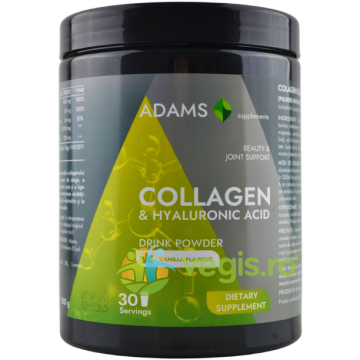 Collagen si Acid Hialuronic Pulbere Instant cu Aroma de Vanilie  600g