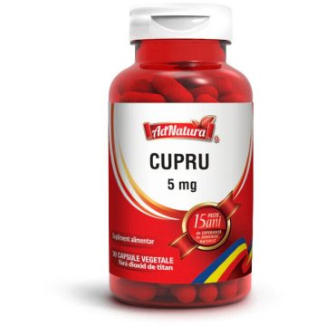 Cupru Gluconat 5mg 30cps