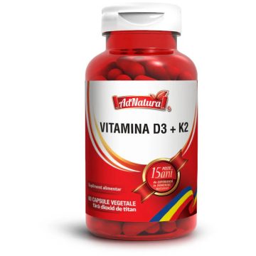 Vitamina D3+K2 60cps