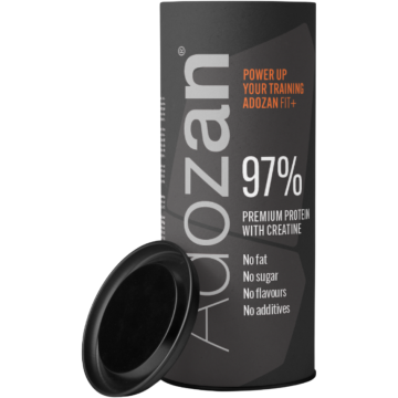 Pudra Proteica Fit+ cu Creatina (97% Proteina) fara Aroma 1kg