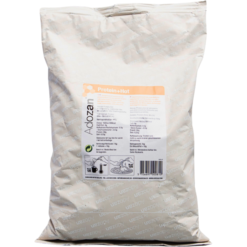 Pudra Proteica Termostabila Protein+ Hot (99% Proteina) fara Aroma 1kg