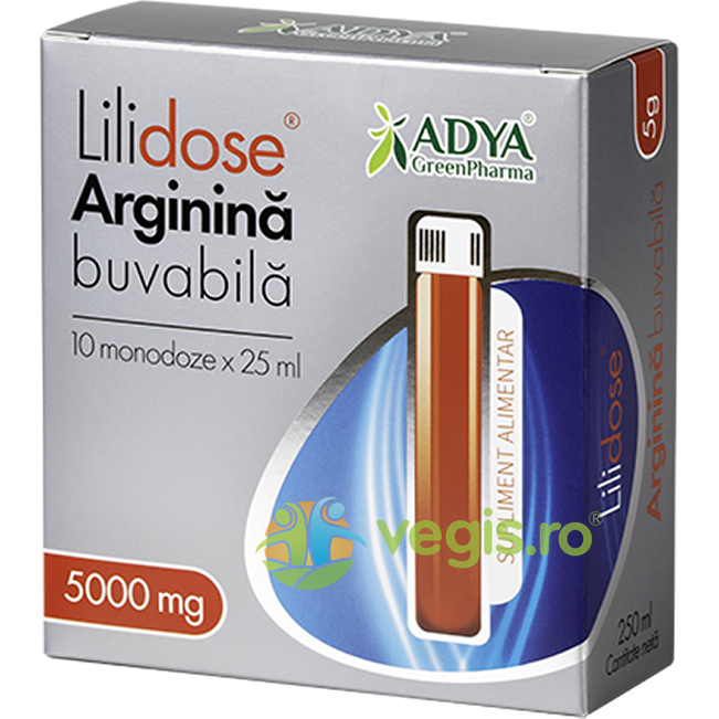 Lilidose Arginina Buvabila 5000mg 25ml*10mdz
