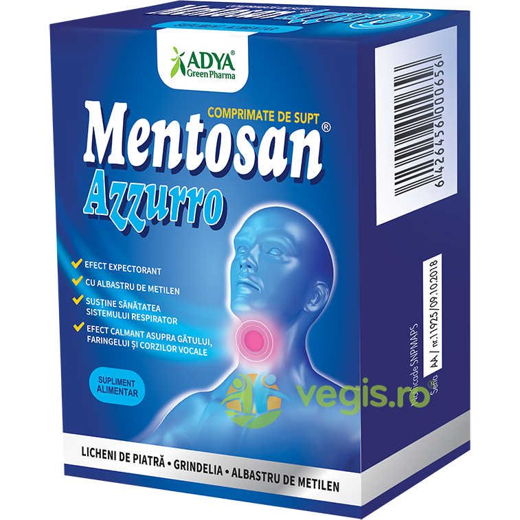 Mentosan Azzurro 21cpr