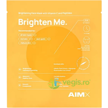 Masca cu Vitamina C, Glutation si Niacinamide Brighten Me 25ml