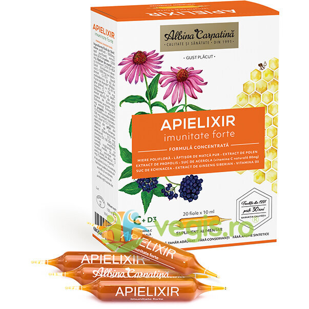 Apielixir Imunitate Forte 20 fiole x 10ml
