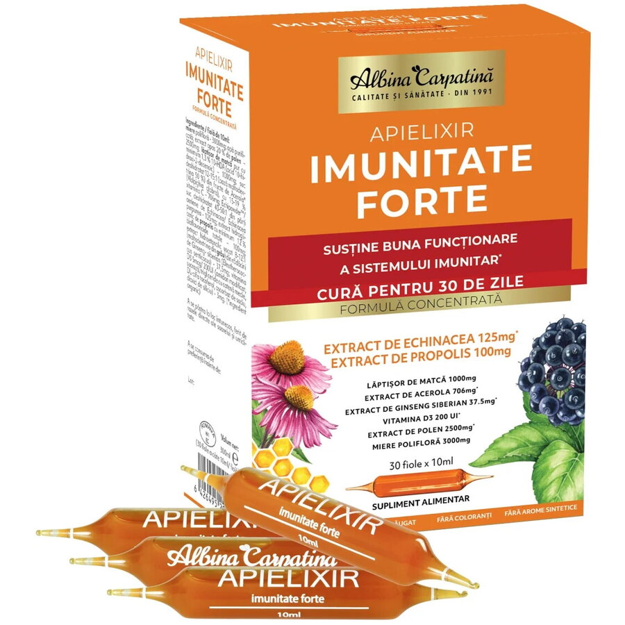 Apielixir Imunitate Forte 30 fiole