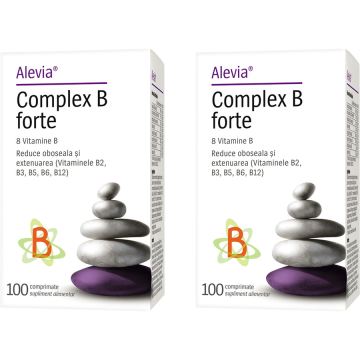 Pachet Complex B Forte 100cpr + 100cpr