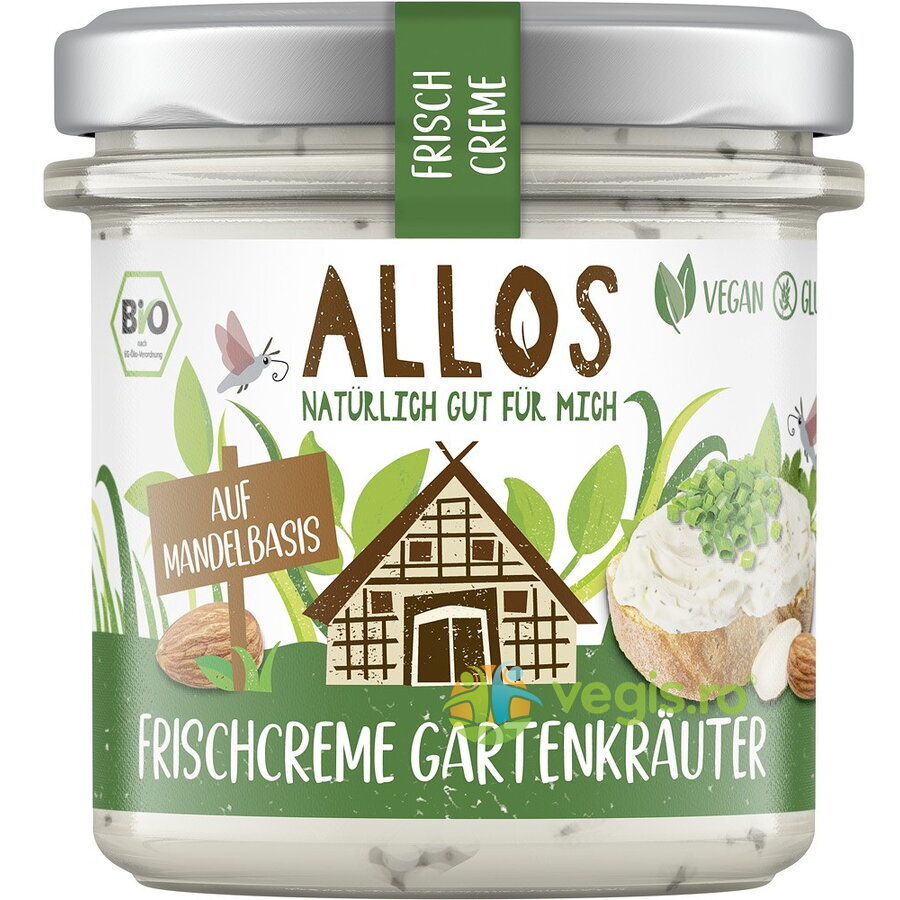 Crema Tartinabila cu Ierburi de Gradina fara Gluten Ecologica/Bio 135g