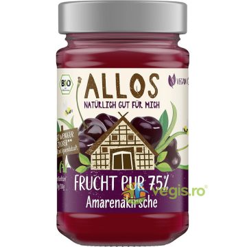 Dulceata de Cirese Amare cu Sirop de Agave Ecologica/Bio 250g