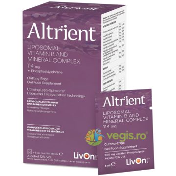 Vitamina B Lipozomala + Complex Mineral 30 pliculete Livon Labs,