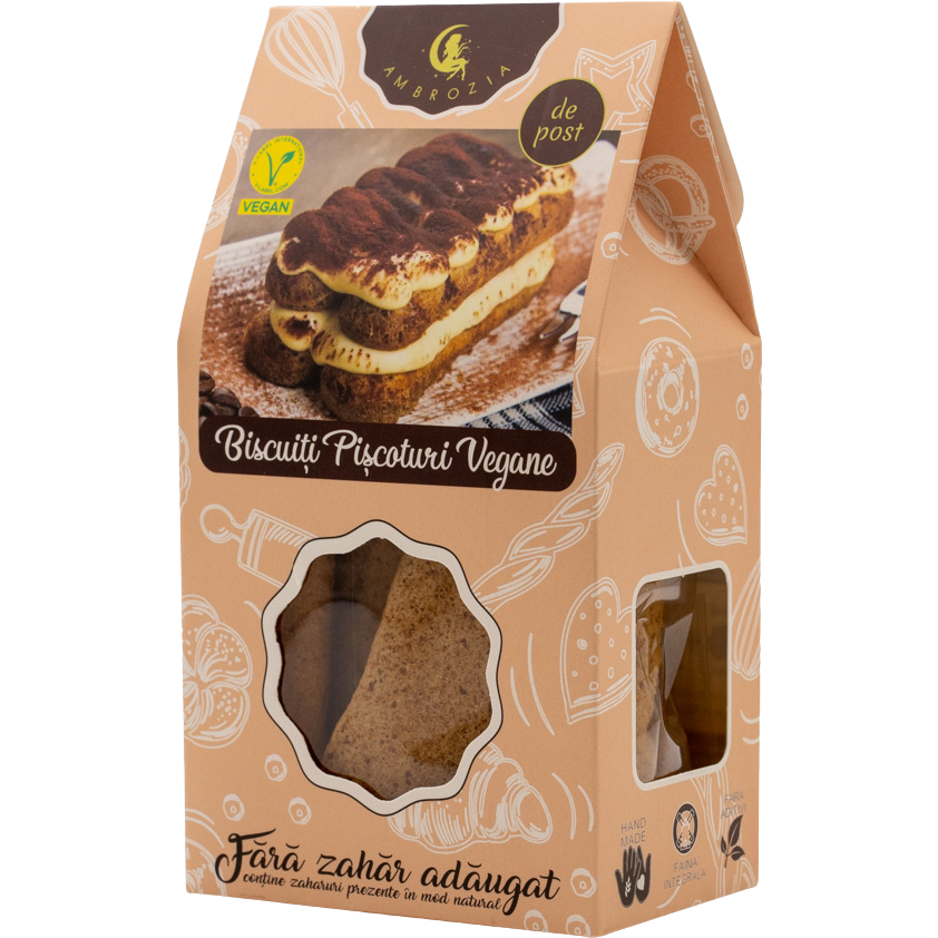 Piscoturi Vegane fara Zahar Adaugat 130g
