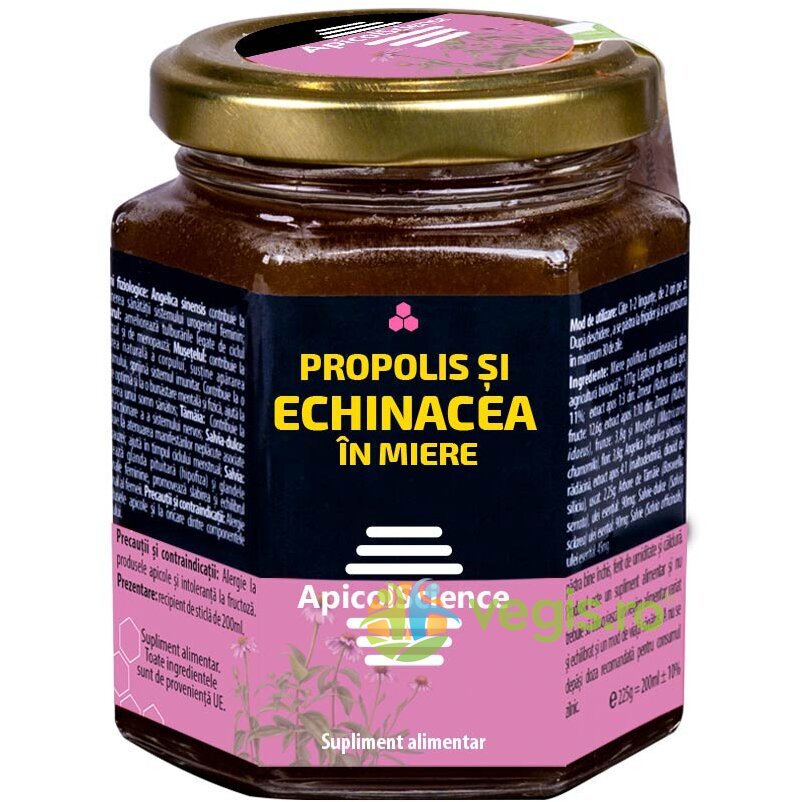 Propolis si Echinacea in Miere 200ml