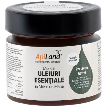 Mix de Uleiuri Esentiale in Miere de Mana - Protectie Activa 250g