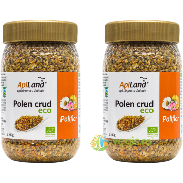 Pachet Polen Crud Poliflor Ecologic/Bio 230g+230g