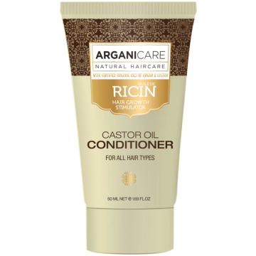 Balsam pentru Stimularea Cresterii Parului cu Ulei de Ricin pentru Toate Tipurile de Par Travel Size 50ml